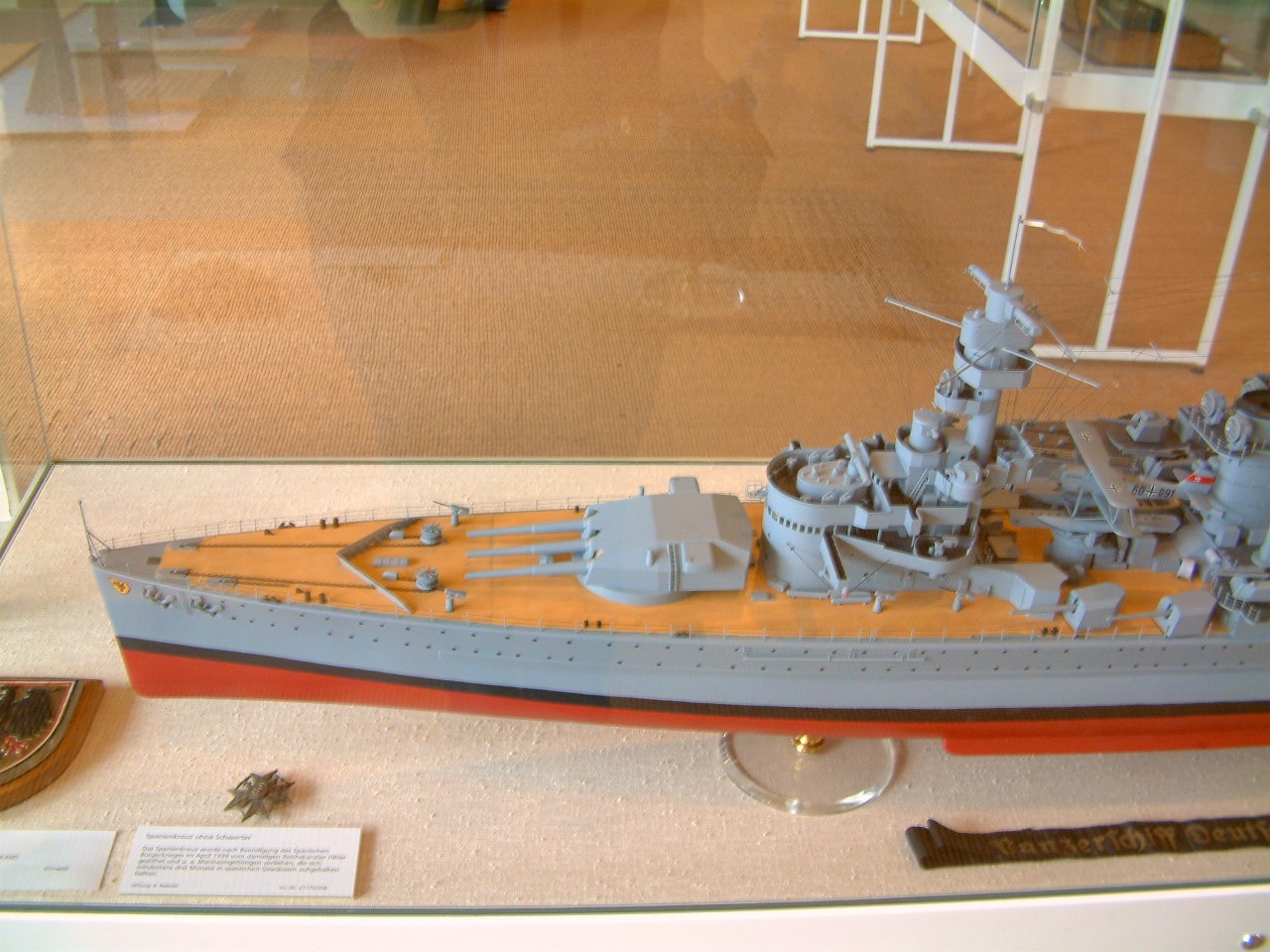 KM Deutschland pocket battleship, 1/100 Model Battleships & Knights